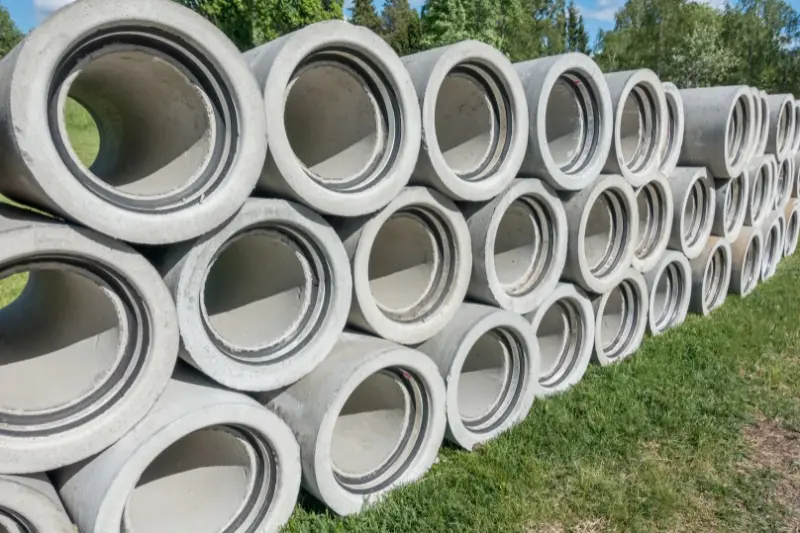 Tubos de concreto para drenagem